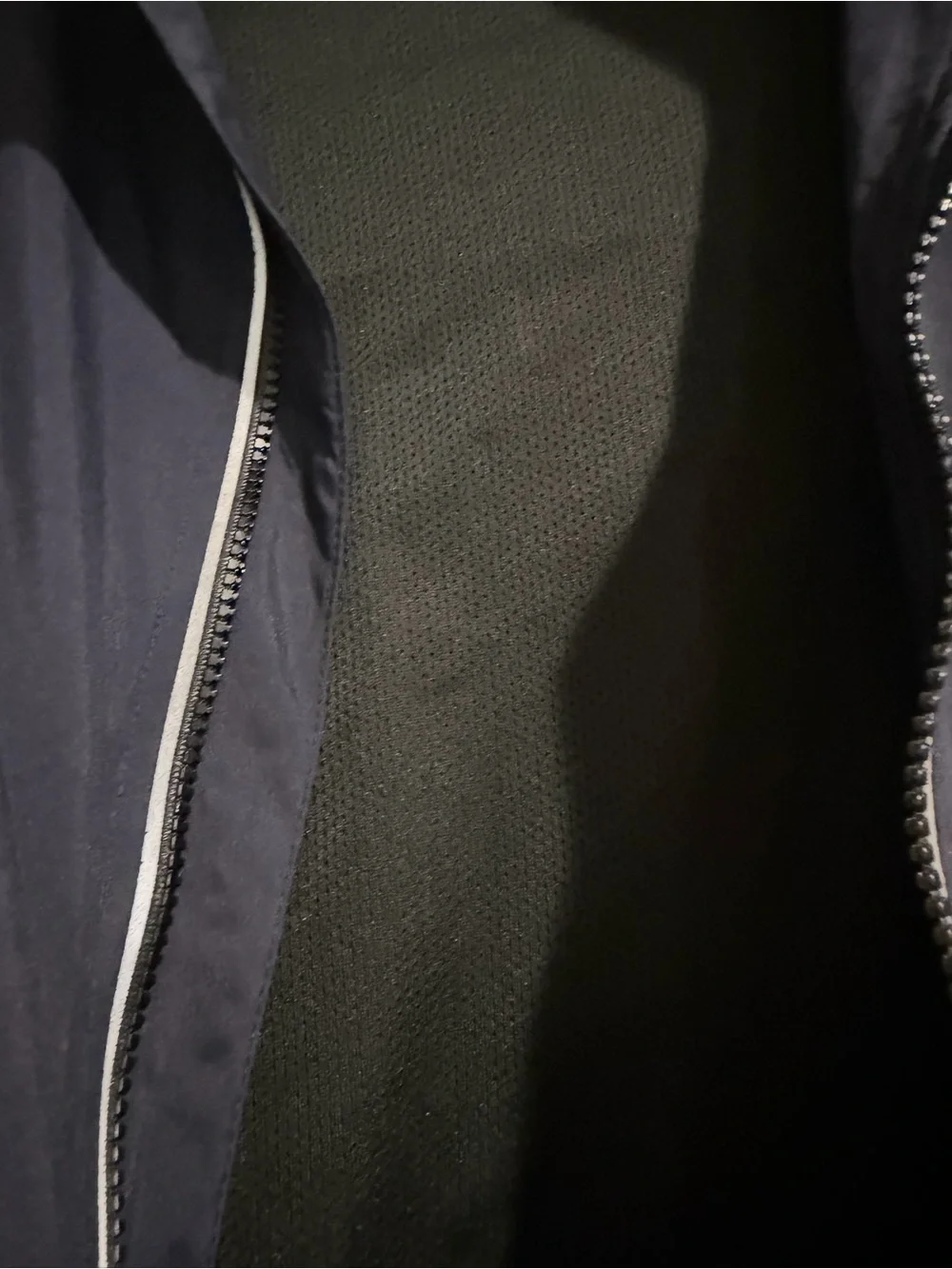 Navy NAVY Logo Windbreaker Jacket